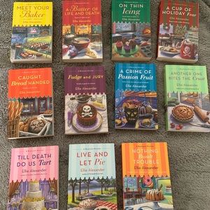 First 11 books in the Bakeshop Mystery Series by Ellie Alexander. Like new!